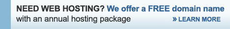 Web hosting packages.